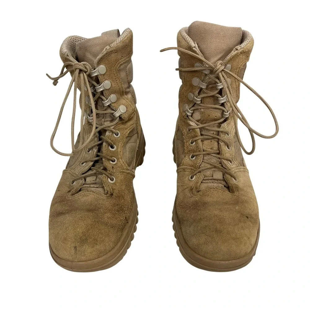 Altama 5788 Tactical‎ Assault Boots Mens 8 Wide Coyote Tan Suede Made in USA